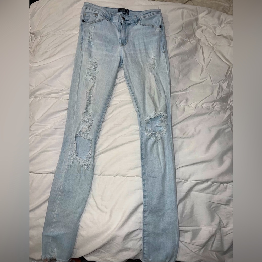 Abercrombie & Fitch Harper Low Rise Super Skinny Jeans
